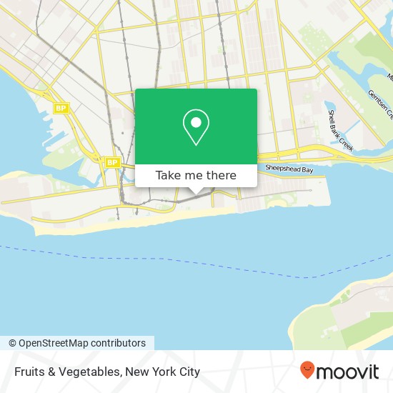 Mapa de Fruits & Vegetables
