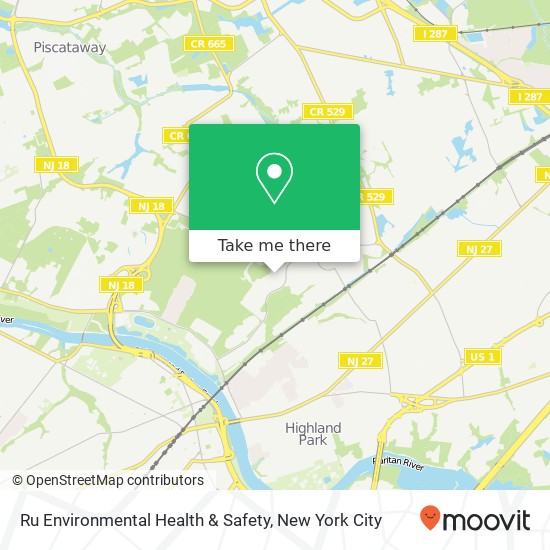 Ru Environmental Health & Safety map