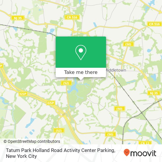 Mapa de Tatum Park Holland Road Activity Center Parking
