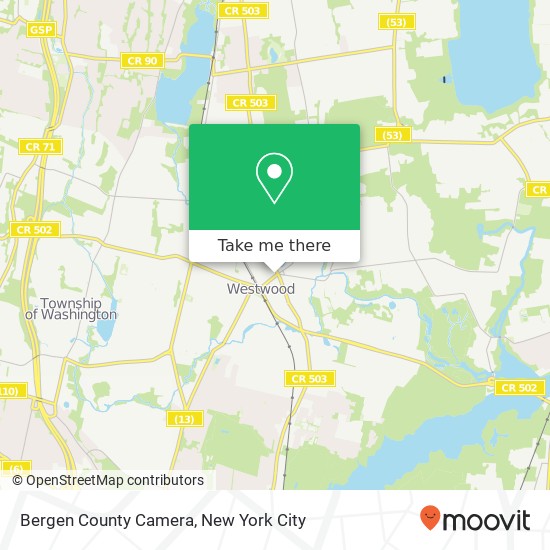 Bergen County Camera map