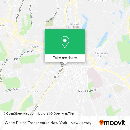 White Plains Transcenter map