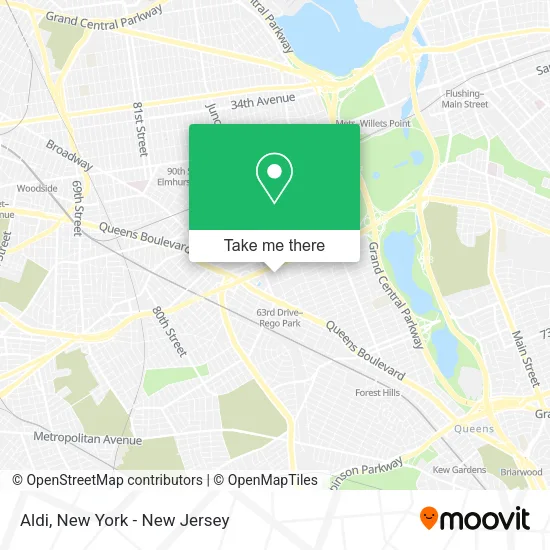 Aldi map