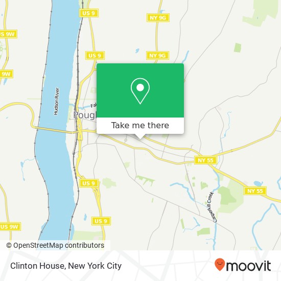 Clinton House map