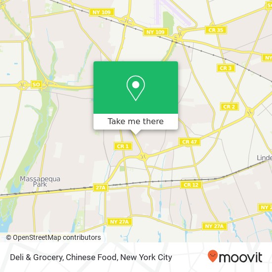 Deli & Grocery, Chinese Food map