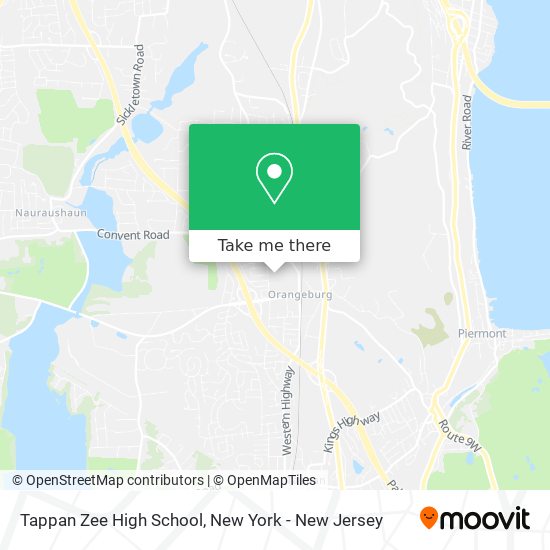 Mapa de Tappan Zee High School