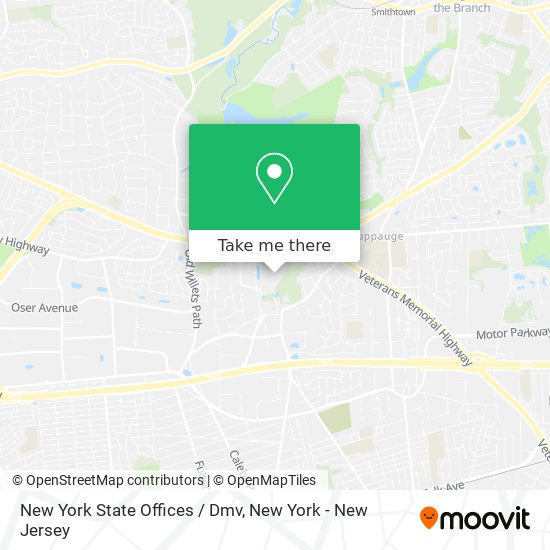 Mapa de New York State Offices / Dmv
