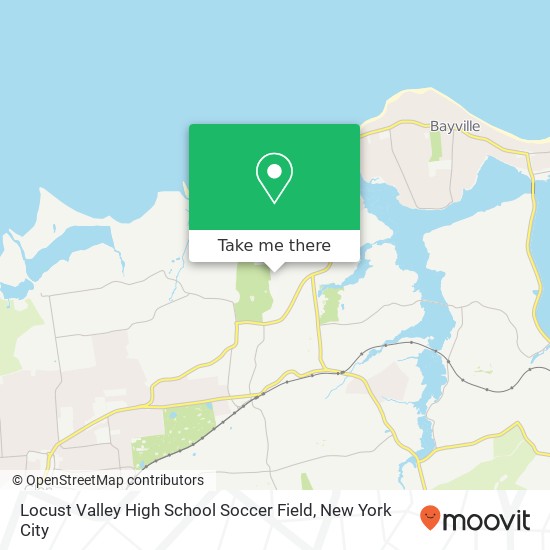 Locust Valley High School Soccer Field map