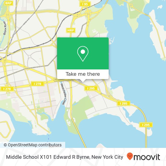 Mapa de Middle School X101 Edward R Byrne