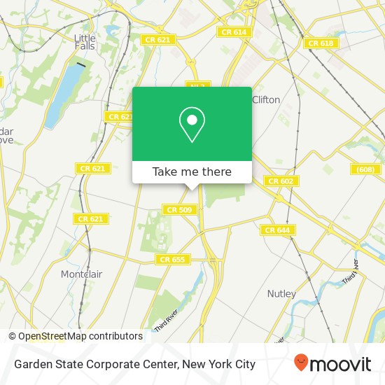 Mapa de Garden State Corporate Center