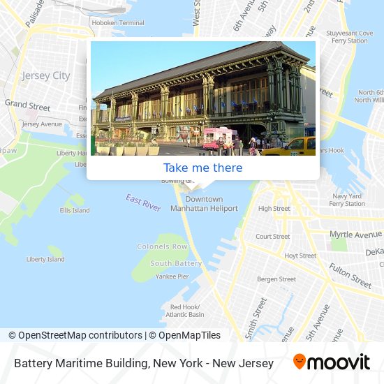 Mapa de Battery Maritime Building