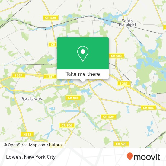 Lowe's map