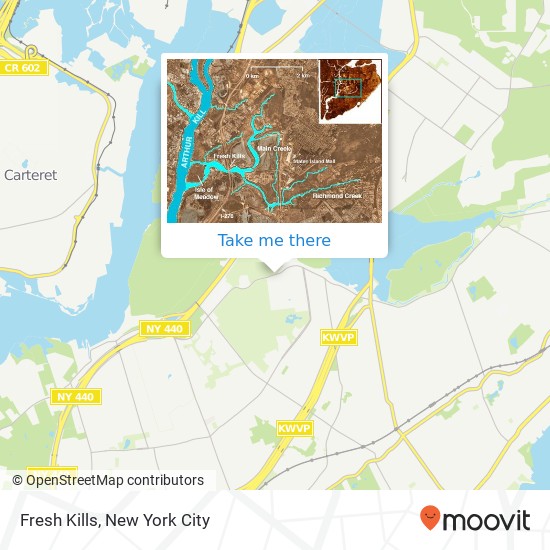 Mapa de Fresh Kills