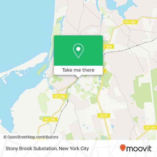 Stony Brook Substation map