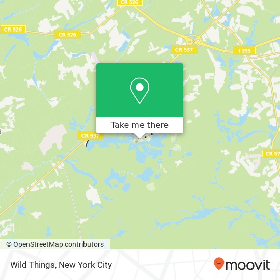 Wild Things map