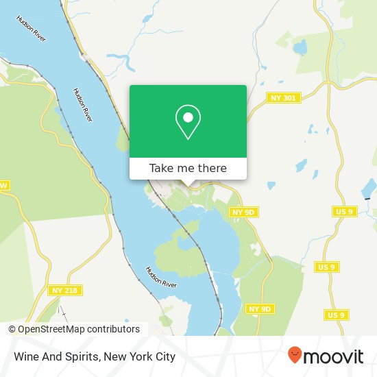 Wine And Spirits map