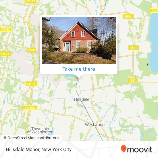 Mapa de Hillsdale Manor