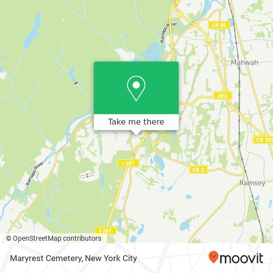 Mapa de Maryrest Cemetery