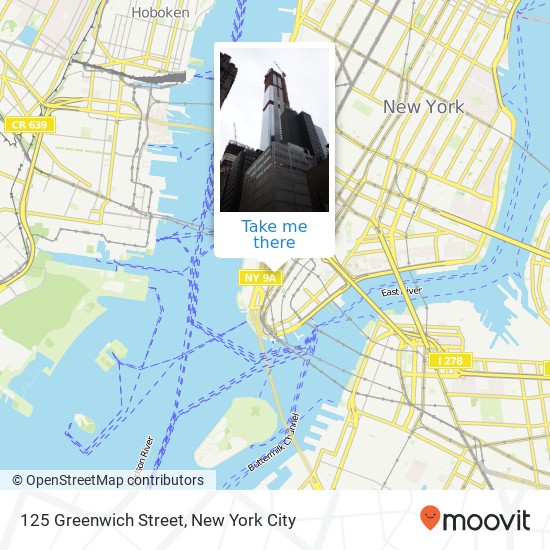 125 Greenwich Street map