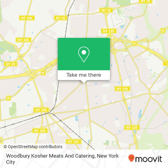 Woodbury Kosher Meats And Catering map