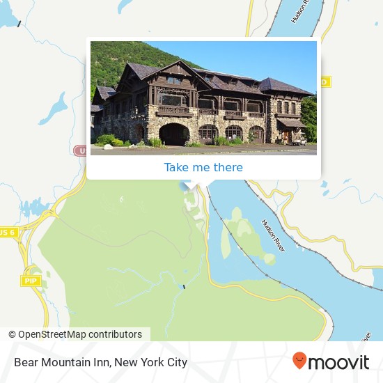 Bear Mountain Inn map