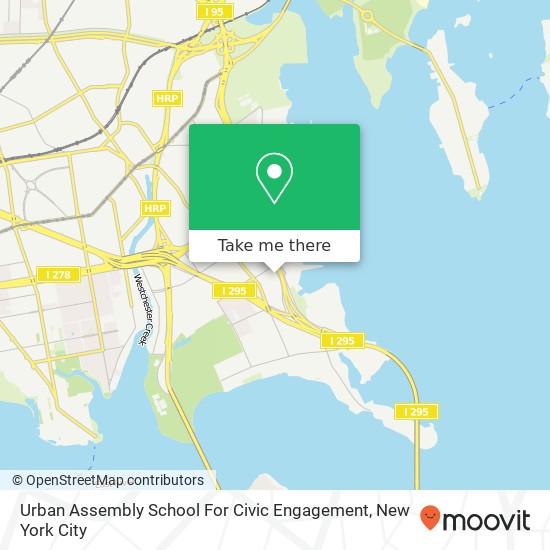 Mapa de Urban Assembly School For Civic Engagement