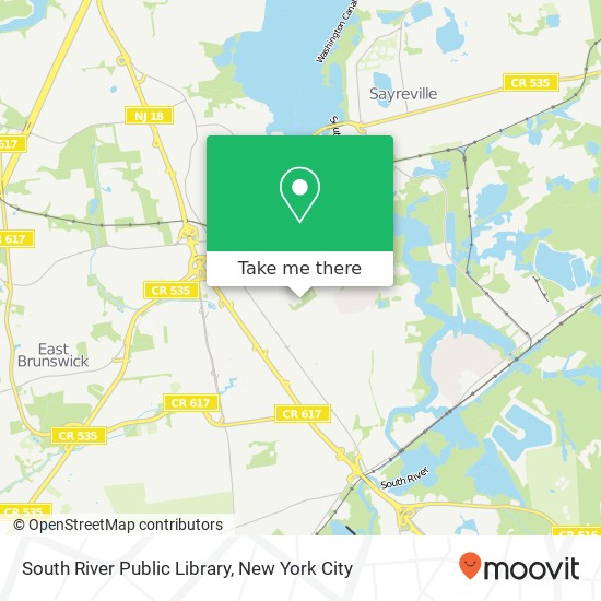 South River Public Library map