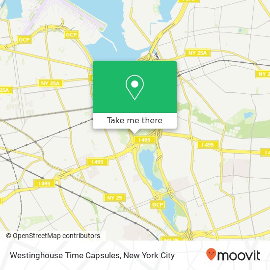 Westinghouse Time Capsules map