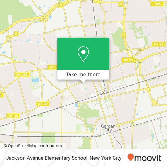 Jackson Avenue Elementary School map