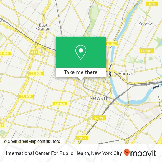 International Center For Public Health map