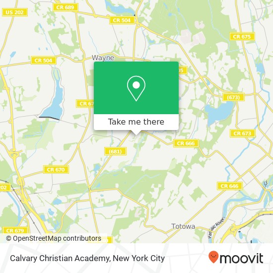 Calvary Christian Academy map