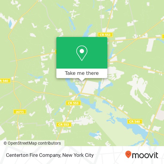 Centerton Fire Company map