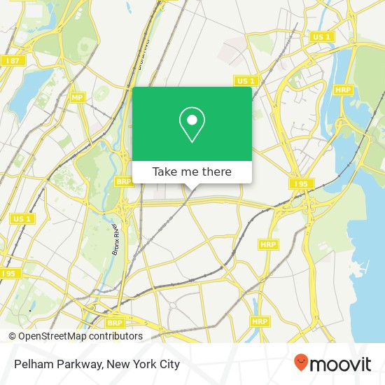 Pelham Parkway map