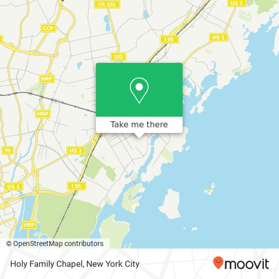 Holy Family Chapel map