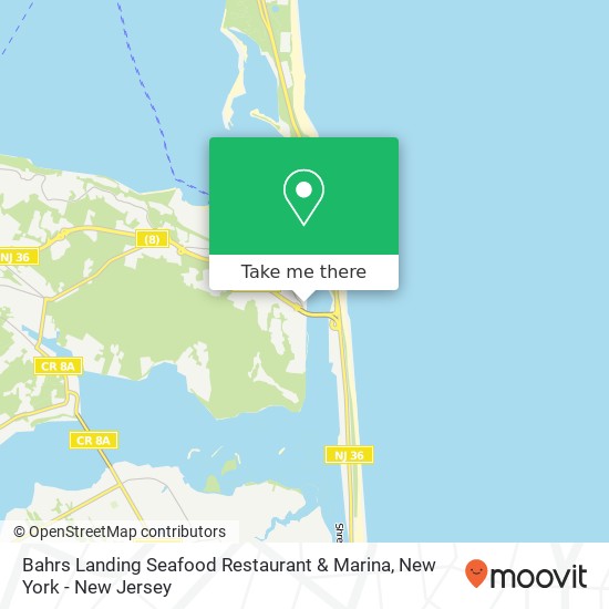 Bahrs Landing Seafood Restaurant & Marina map