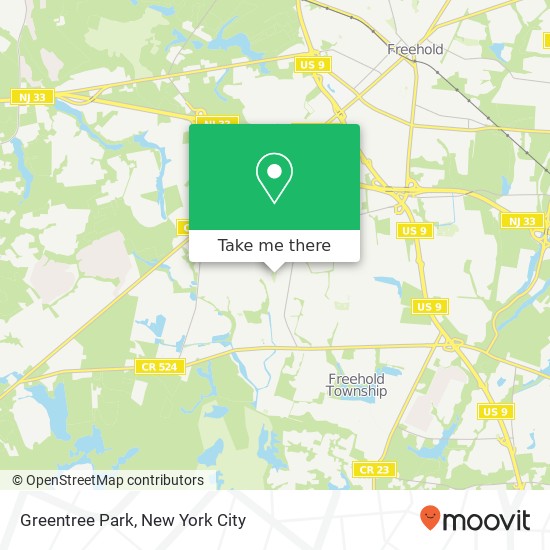 Mapa de Greentree Park