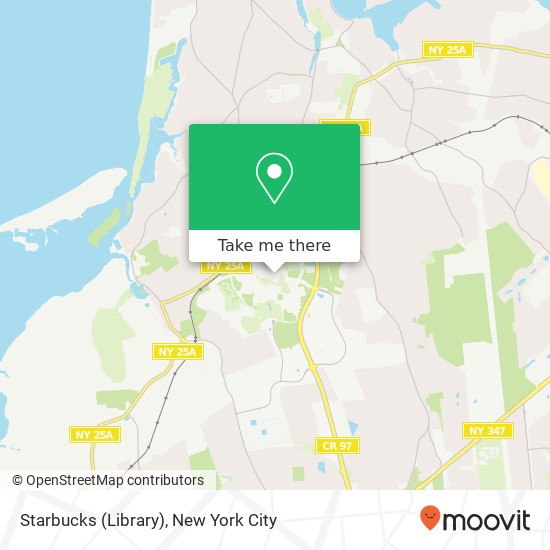 Starbucks (Library) map
