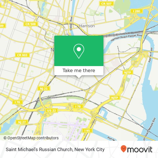 Mapa de Saint Michael's Russian Church