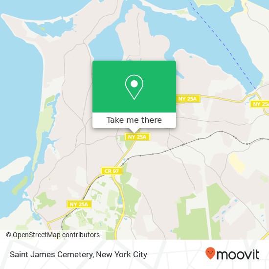 Mapa de Saint James Cemetery