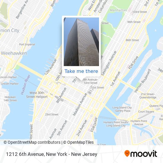 Mapa de 1212 6th Avenue