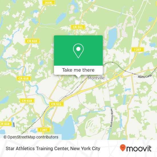 Star Athletics Training Center map