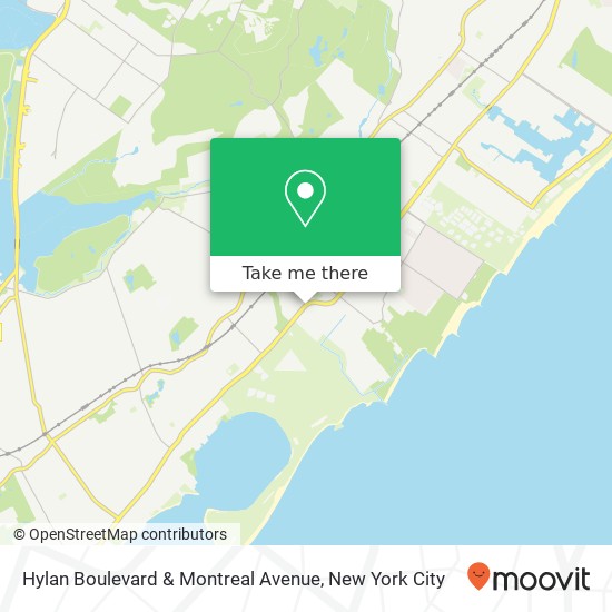 Mapa de Hylan Boulevard & Montreal Avenue
