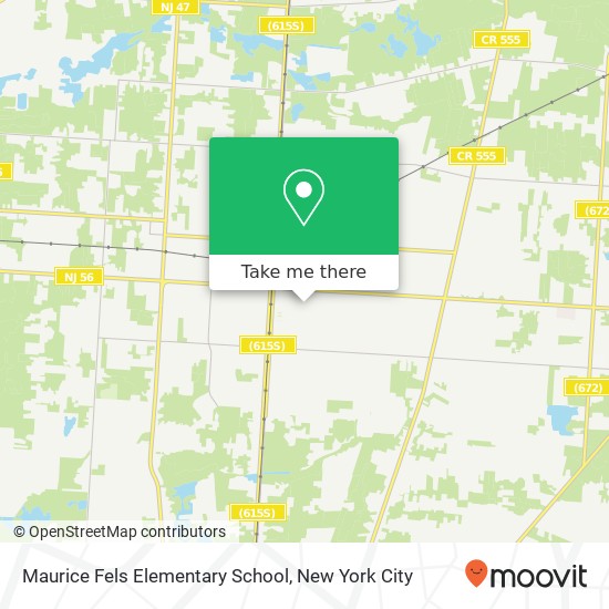 Maurice Fels Elementary School map