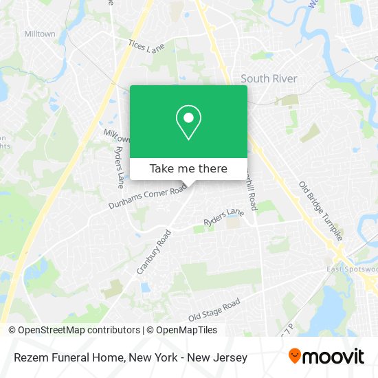 Rezem Funeral Home map