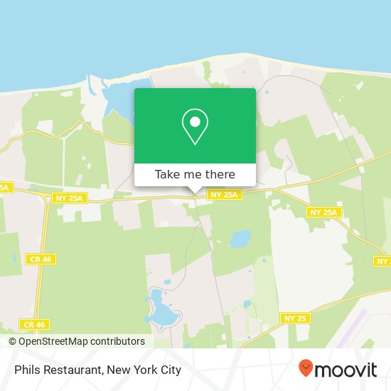 Phils Restaurant map