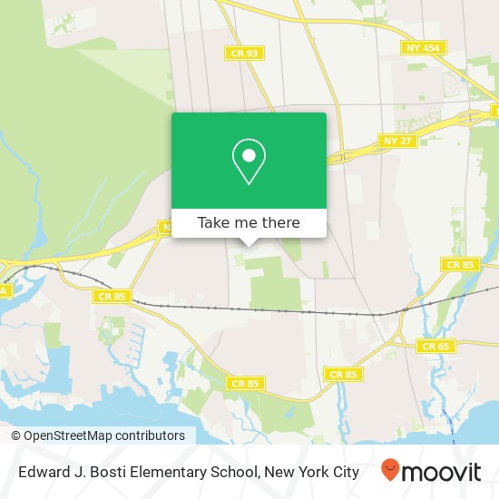 Mapa de Edward J. Bosti Elementary School