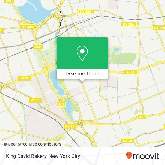 King David Bakery map