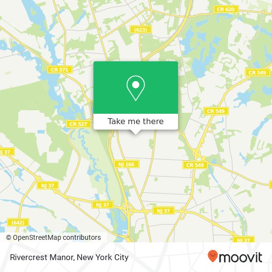 Rivercrest Manor map