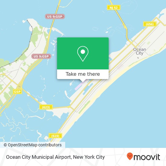 Mapa de Ocean City Municipal Airport