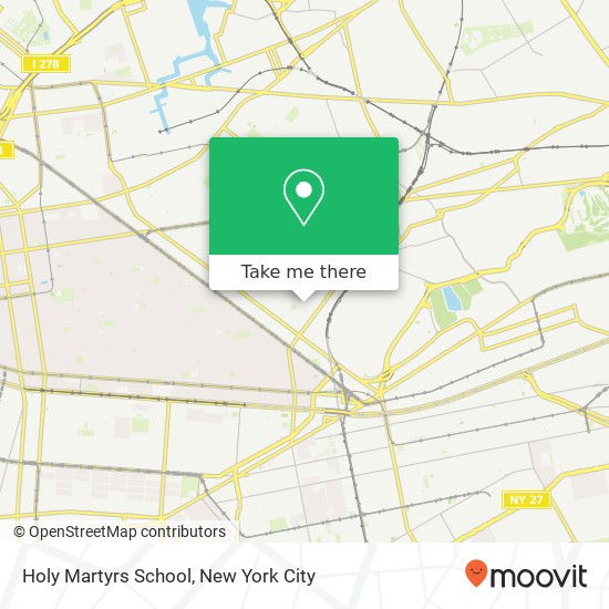 Mapa de Holy Martyrs School