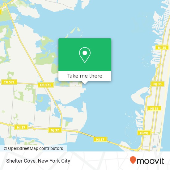 Mapa de Shelter Cove